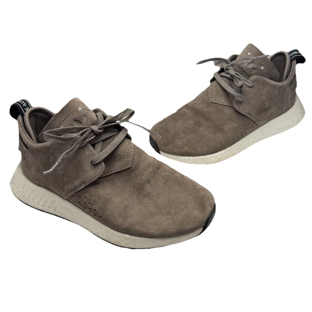 Mens ADIDAS Originals NMD C2 Taupe Brown Casual Sneakers BY9913 Mens Size 7.5